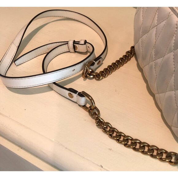 TORY BURCH Kira Flora Printed Leather Handbag Camera Quilted Crossbody - Picture 9 of 14